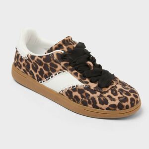Universal Thread Leopard Print Sneakers with Black and White Accents